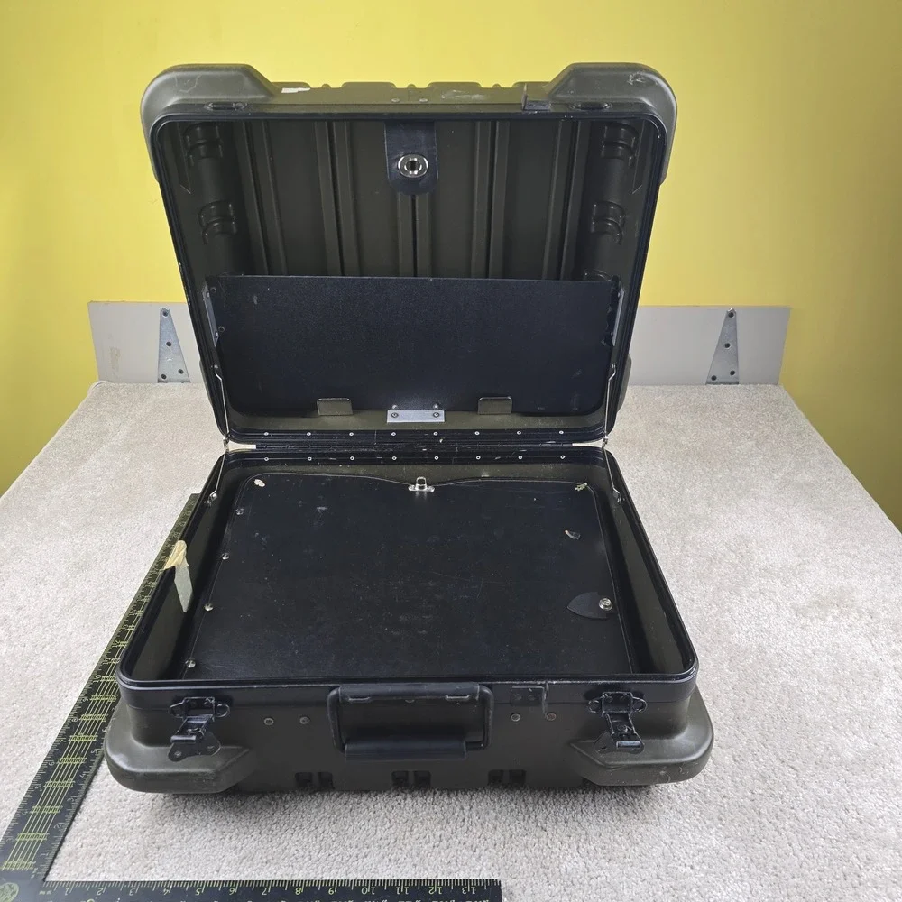 Jensen Tool Case Olive Drab Green Hard Shell Professional Field Technician Box